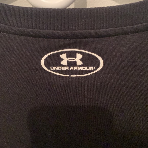 Stellar Under Armour Jet Black Heat Gear Ultra Soft/Warm Athletic Shirt SZ L 🔥 - Picture 6 of 6